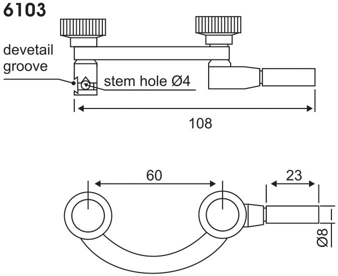 Lever Dial Holders - SPECIFICATIONS & DIMENSIONS