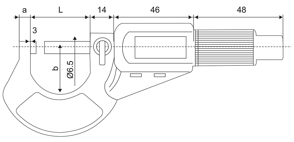 Digimatic Micrometers - SPECIFICATIONS & DIMENSIONS