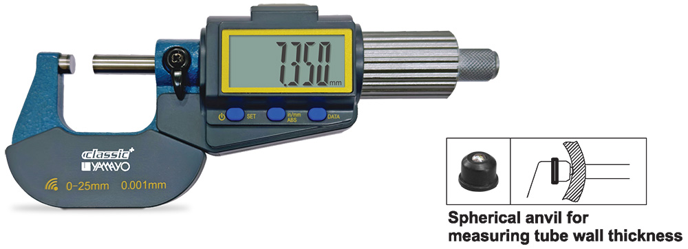 Digimatic Outside Micrometers with Bluetooth