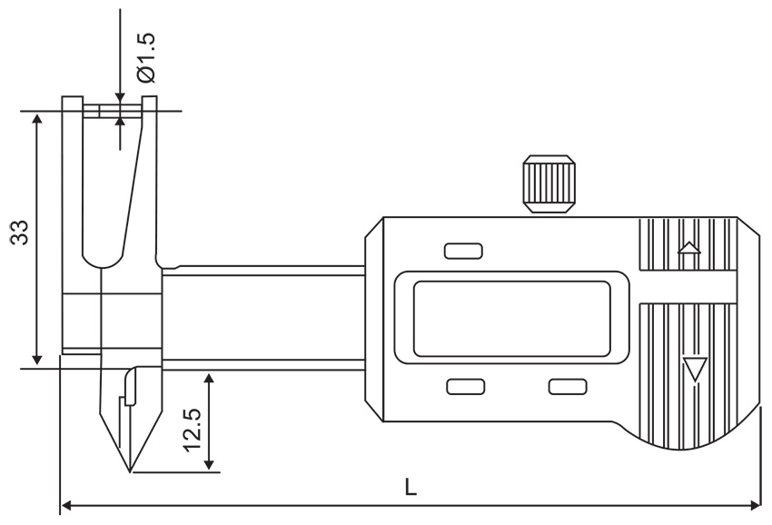 Digimatic Thickness Gauge - SPECIFICATIONS & DIMENSIONS