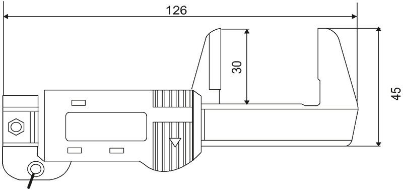 Digimatic Snap Thickness Gauge - SPECIFICATIONS & DIMENSIONS